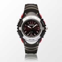 Time100 Multifunction LCD Fancy Silver Bezel Digital Watches W40001M