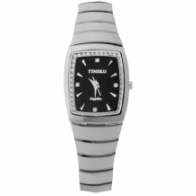 Fashion Square Genuine Tungsten Steel Waterproof Women Quartz Watch W50111L