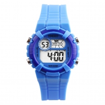 Time100 LCD Multifunction Purple Strap Sport Digital Watch W40021M