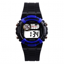 Time100 LCD Multifunction Purple Strap Sport Digital Watch W40021M