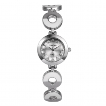 Time100 Elegant Diamond Alloy Strap Waterproof Jewelry Bracelet Ladies Quartz Watches W50282L
