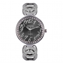 Time100 Fashion Diamond Big Dial Quartz Bracelet Watch W50285L