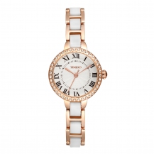 Time100 Fashion Ceramic Diamonds Dial Quartz Ladies Watch W50270L