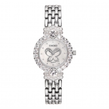 TIME100 Luxury Diamonds Steel Strap Quartz Ladies Watch W50368L