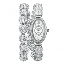 Time100 Natural Shell Luxury Diamonds Quartz Womens Bracelet Watch W50369L