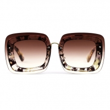 Faddish Square Frame UV Protection Women Sunglasses TSGL011