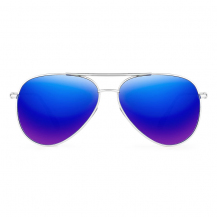 Smileyes Fashion Oval PC Lens UV400 Color Film Reflective Unisex Sunglasses TSGL058