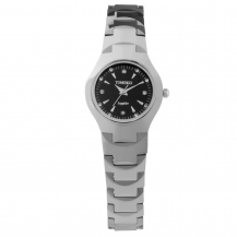 Fashion Round Genuine Tungsten Steel Waterproof Women Quartz Watch W50103L