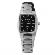 Fashion Square Genuine Tungsten Steel Waterproof Women Quartz Watch W50106G