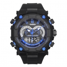 Time100 Men's Dual Time Multifunction Outdoor Sport Electronic Watch W40112G