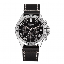 TIME100 Fashion Multifunction Genuine Leather Leisure&sports Mens Quartz Watches W70104G