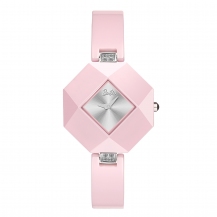 Barbie Women Fashion Diamond Ceramic Stainless Steel Case&Band Jewel-clasp Watch W50360L